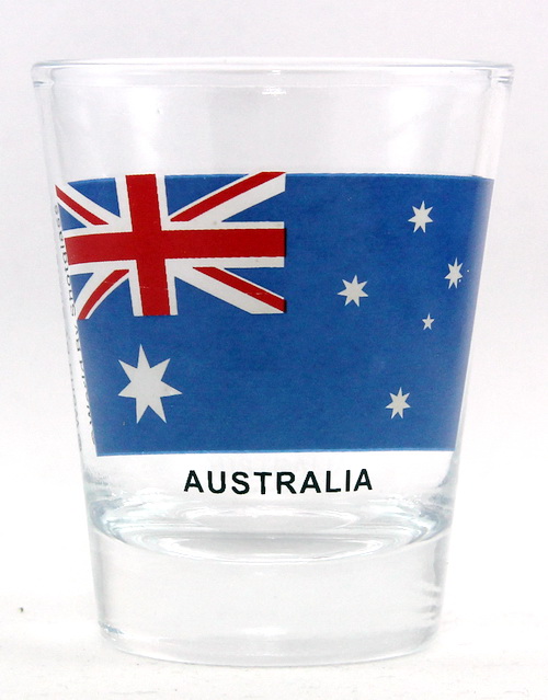 Australia Flag Shot Glass World by Shotglass
