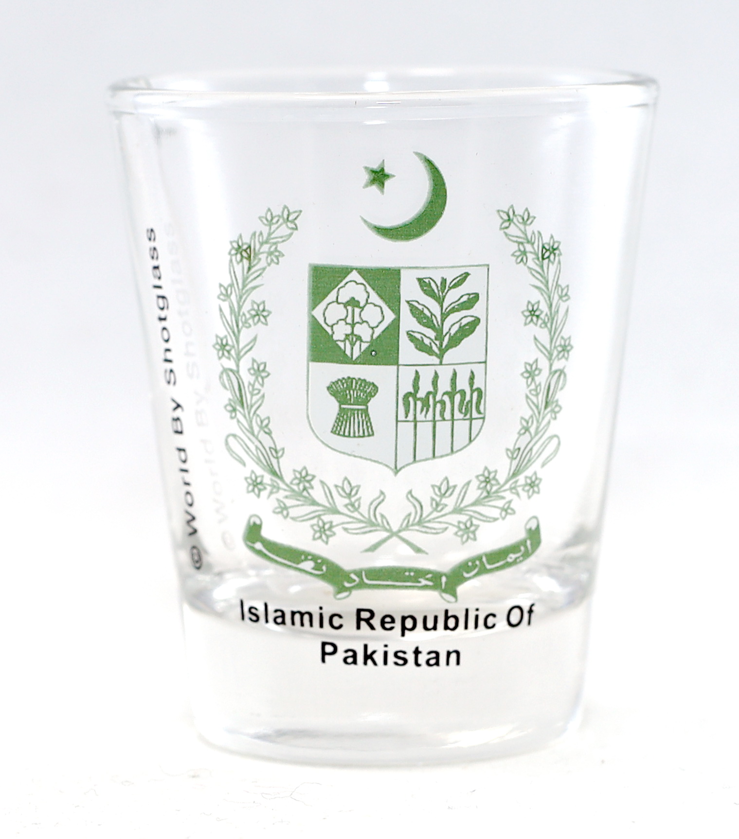 Pakistan Coat Of Arms Shot Glass World by Shotglass