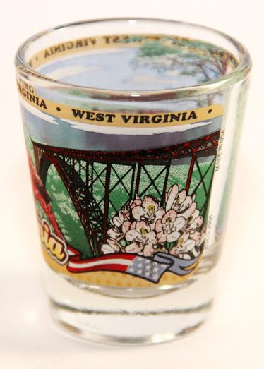 New Hampshire Wraparound Shot Glass – World By Shotglass – Multicolor