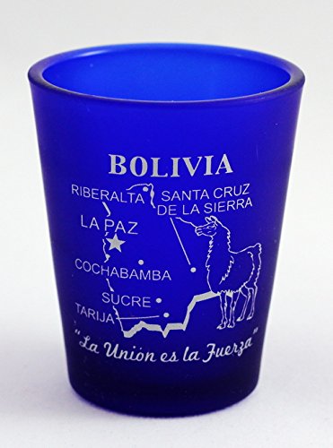 Verre à Shot Colombie Bleu Cobalt - Souvenir Rare World By Shotglass, Collection Miniature Authentique