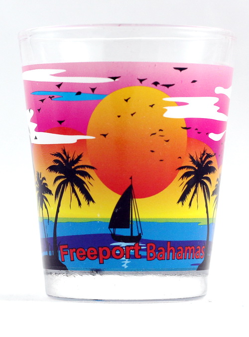 Nassau Bahamas No Problem Shot Glass World by Shotglass