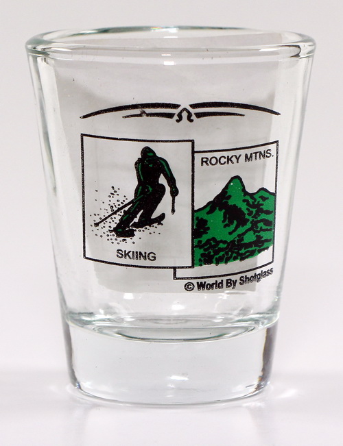 Colorado State Scenery Green New Shot Glass World by Shotglass