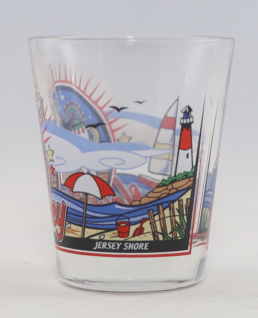 New Jersey 3 View Shot Glass World by Shotglass