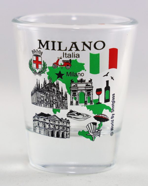 Milan Italy Great Italian Cities Collection Shot Glass World by Shotglass