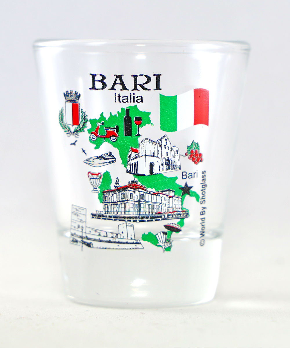 Bari Italy Great Italian Cities Collection Shot Glass World by Shotglass