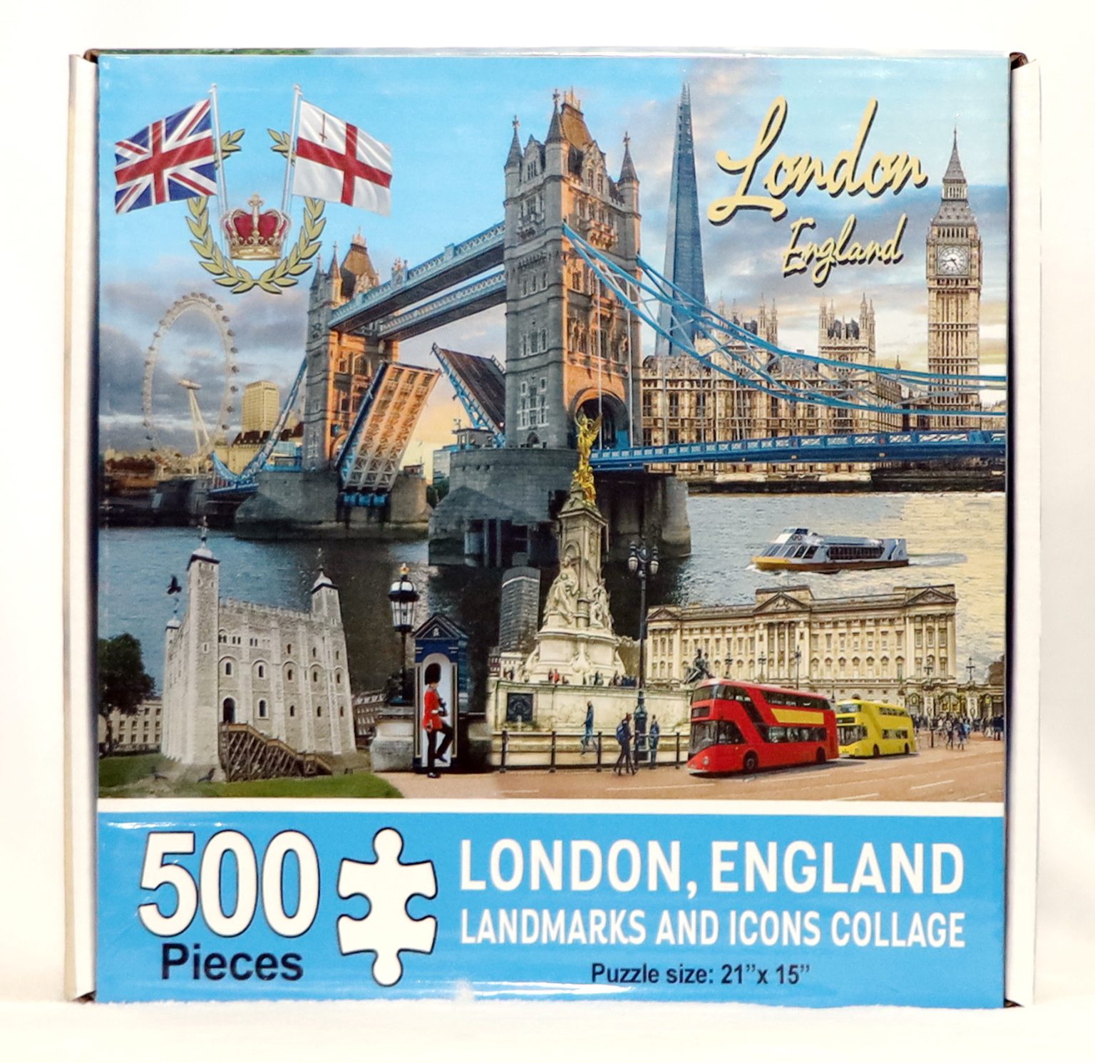 London England Landmarks and Icons Collage Jigsaw Puzzle