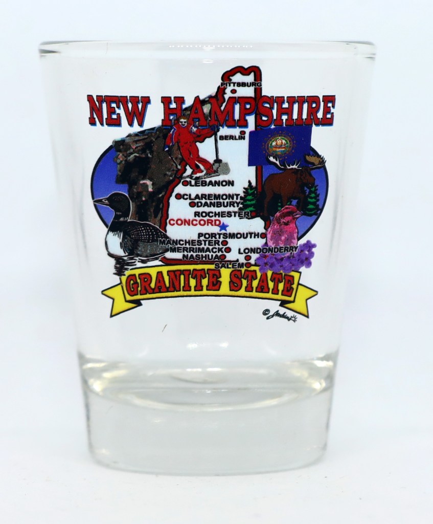 World By Shotglass Florida State Map and Landmarks Collage FMC - Magnete da collezione per frigorifero, souvenir