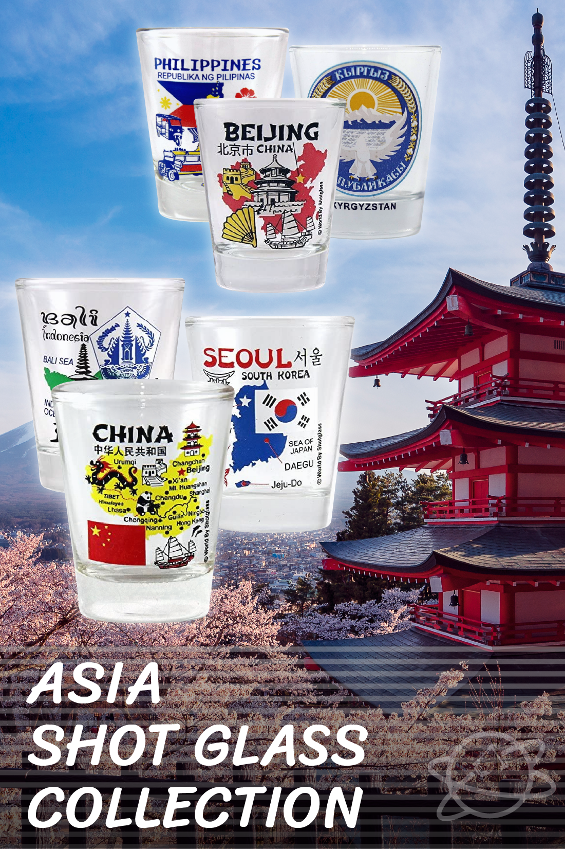 Asia shot glasses
