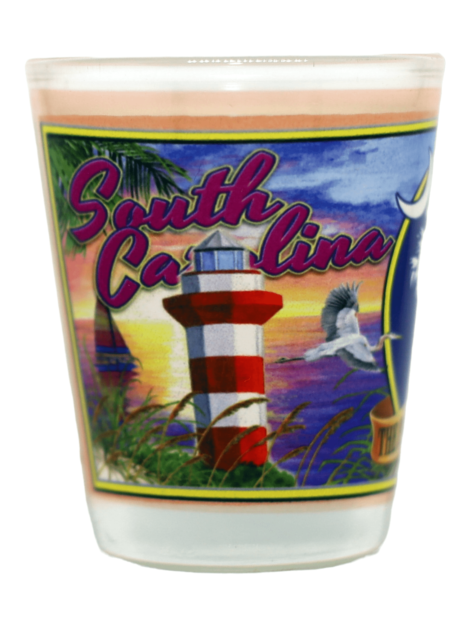 South Carolina State Mural Shot Glass JKS